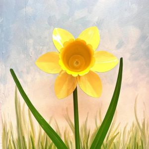 2' daffodil flower
