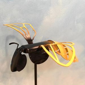 Bee garden stake