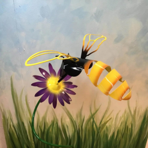 bee with flower