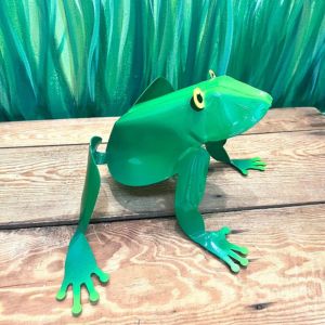 frog yard ornament