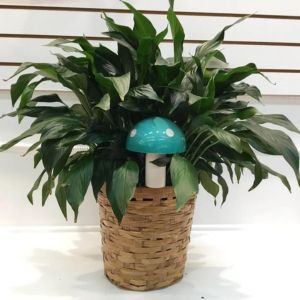 large mushroom plant ornament