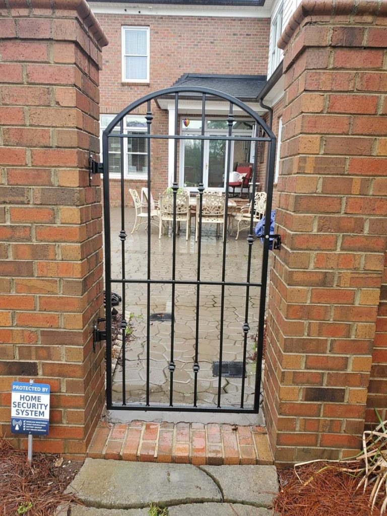 metal patio gate