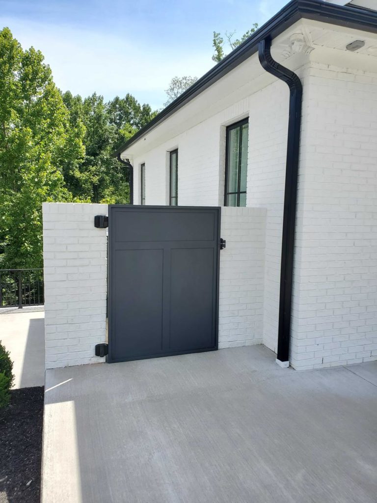 metal privacy gate