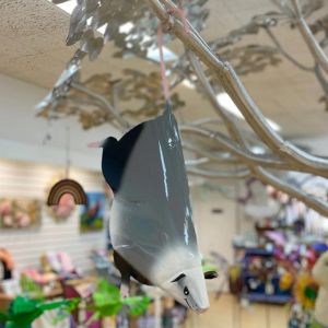 opossum hanging garden art